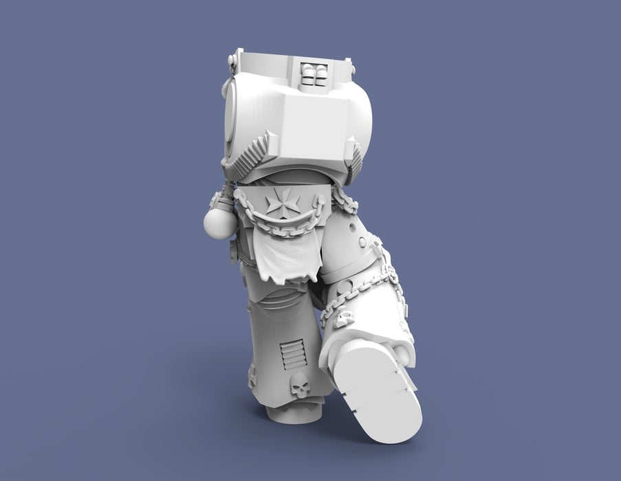 Space Astronaut Knight Templar Priest Body v1