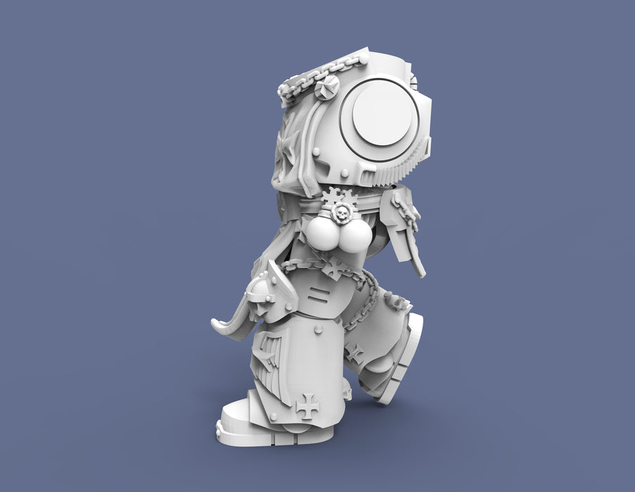 Space Astronaut Knight Templar Priest Body v1