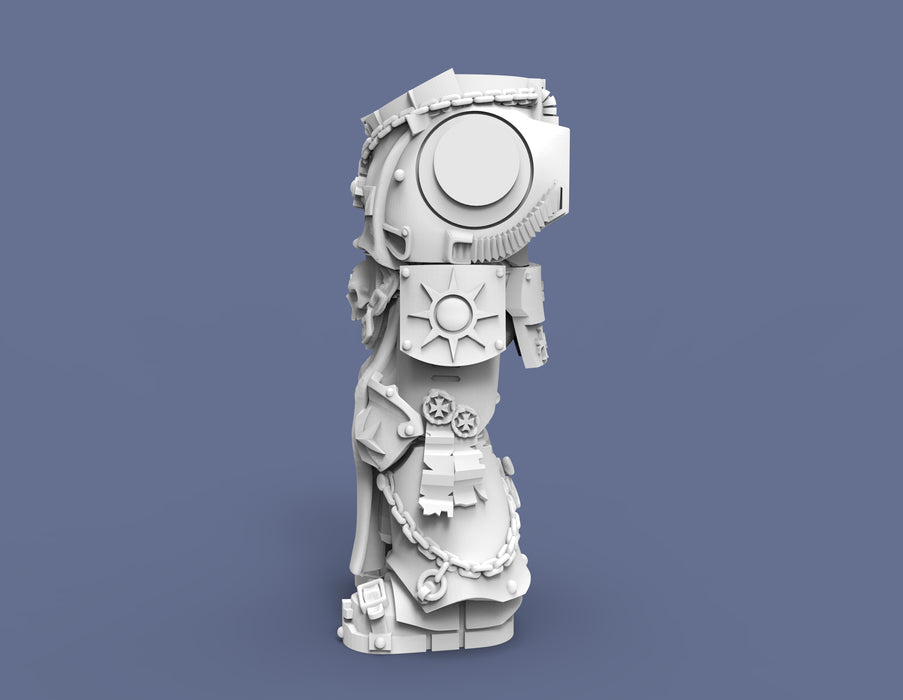 Space Astronaut Knight Templar Priest Body v2