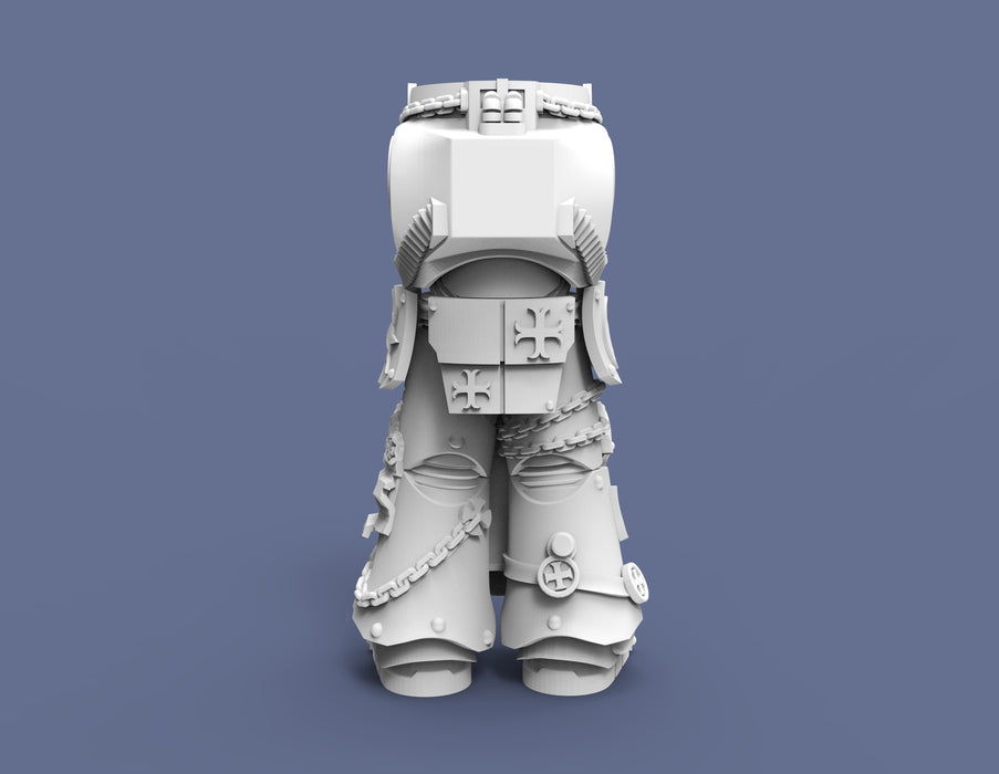 Space Astronaut Knight Templar Priest Body v2