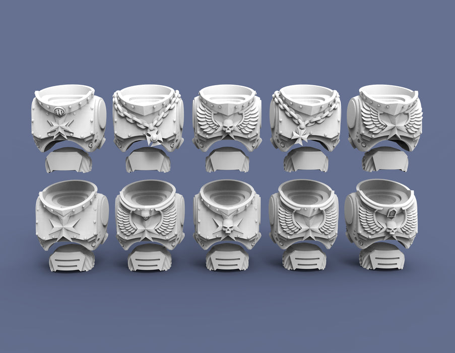 Space Astronaut Knight Templar Torsos